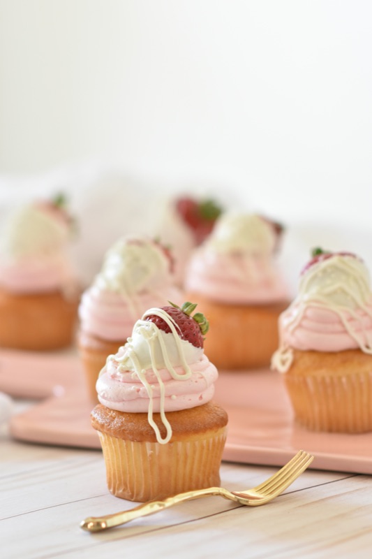 Strawberry cupcake