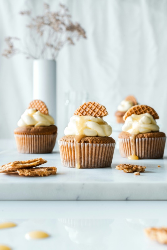 Stroopwafel cupcake